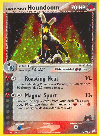 Team Magma's Houndoom, 10/95