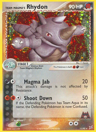 Team Magma's Rhydon, 11/95