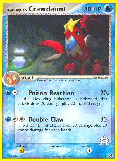 Team Aqua's Crawdaunt, 14/95