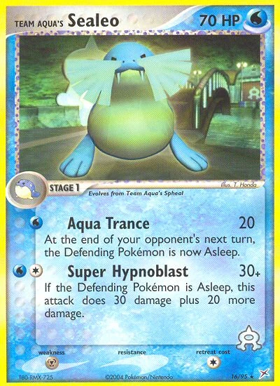 Team Aqua's Sealeo, 16/95