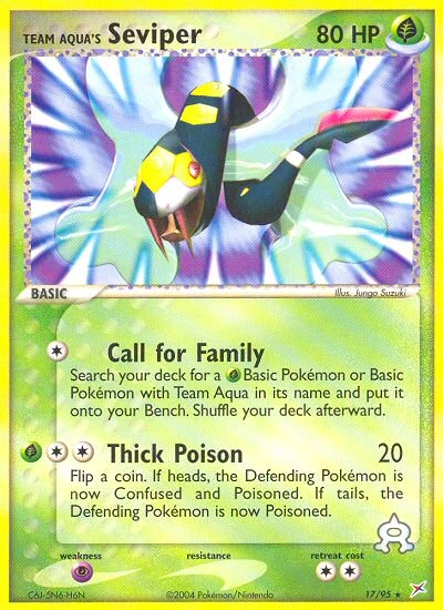 Team Aqua's Seviper, 17/95