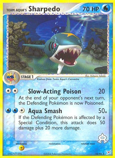 Team Aqua's Sharpedo, 18/95