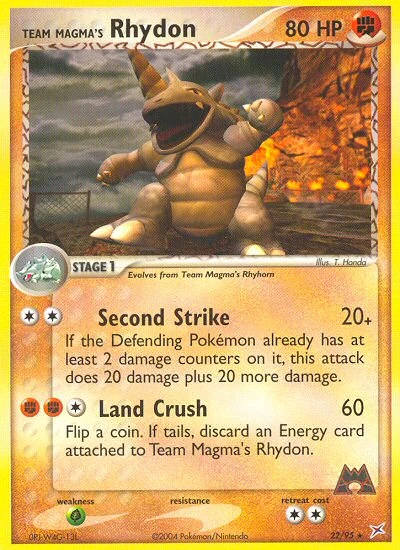 Team Magma's Rhydon, 22/95