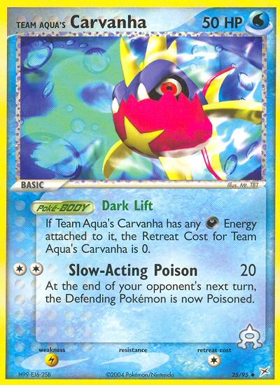 Team Aqua's Carvanha, 25/95