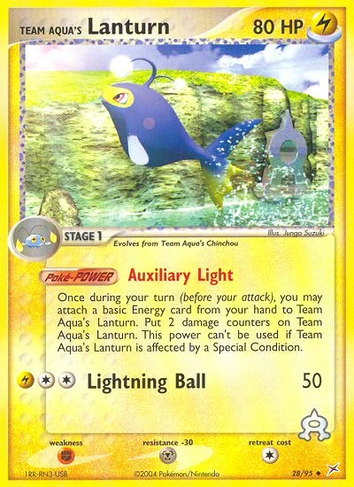 Team Aqua's Lanturn, 28/95