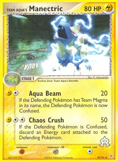 Team Aqua's Manectric, 29/95