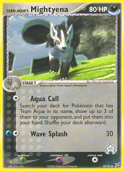 Team Aqua's Mightyena, 30/95