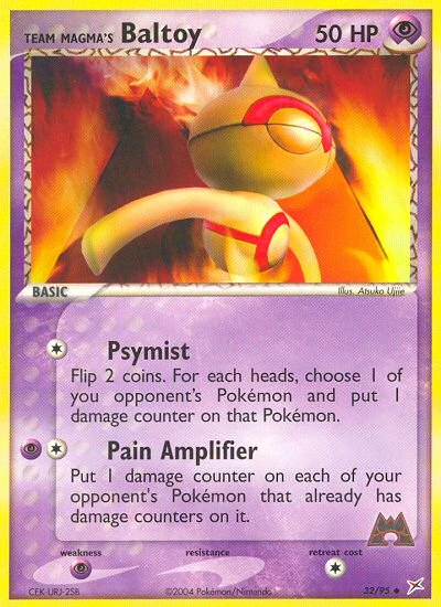 Team Magma's Baltoy, 32/95