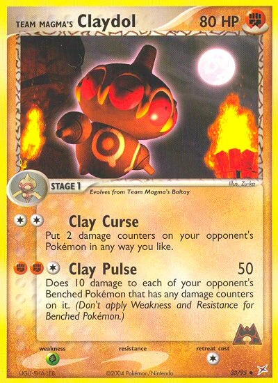 Team Magma's Claydol, 33/95