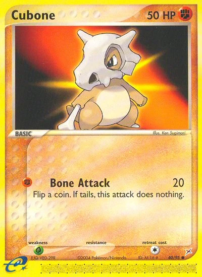Cubone, 40/95