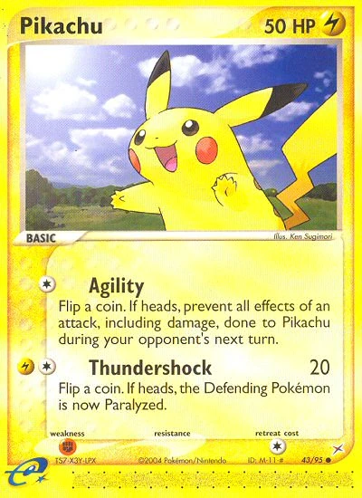 Pikachu, 43/95