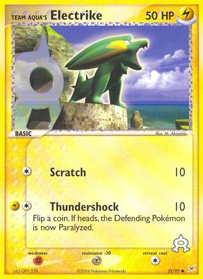 Team Aqua's Electrike, 52/95