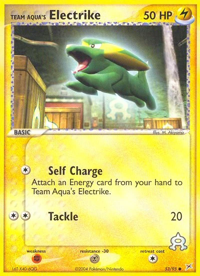 Team Aqua's Electrike, 53/95