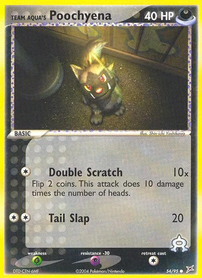 Team Aqua's Poochyena, 54/95