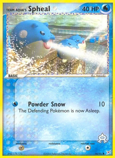 Team Aqua's Spheal, 56/95