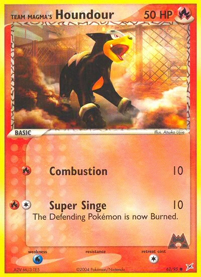 Team Magma's Houndour, 62/95