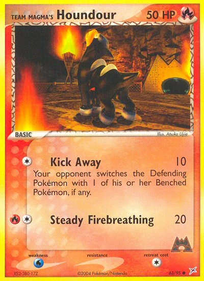 Team Magma's Houndour, 63/95