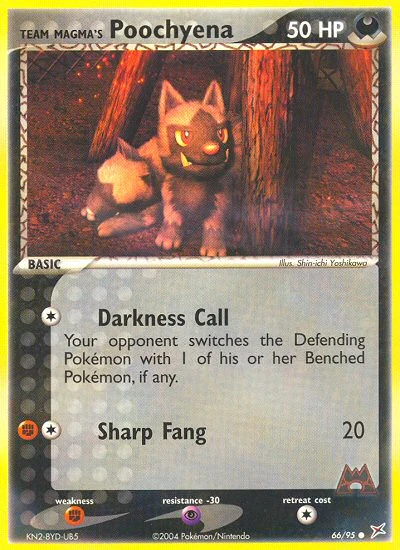 Team Magma's Poochyena, 66/95