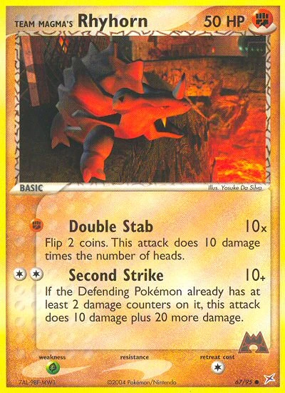 Team Magma's Rhyhorn, 67/95