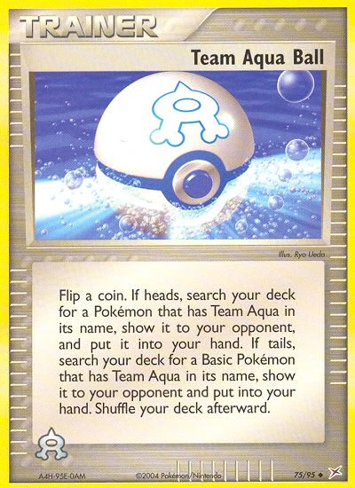 Team Aqua Ball, 75/95
