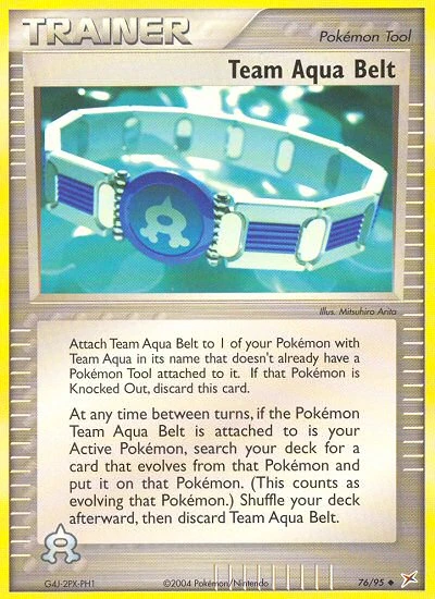 Team Aqua Belt, 76/95