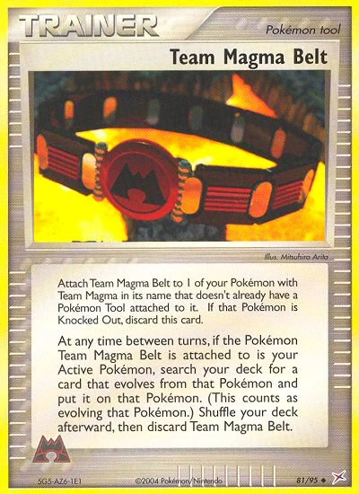 Team Magma Belt, 81/95
