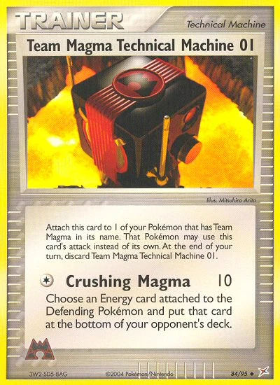 Team Magma Technical Machine 01, 84/95