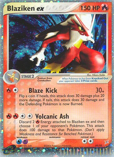 Blaziken ex, 89/95