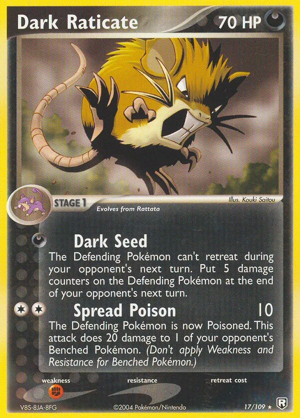 Dark Raticate, 17/109