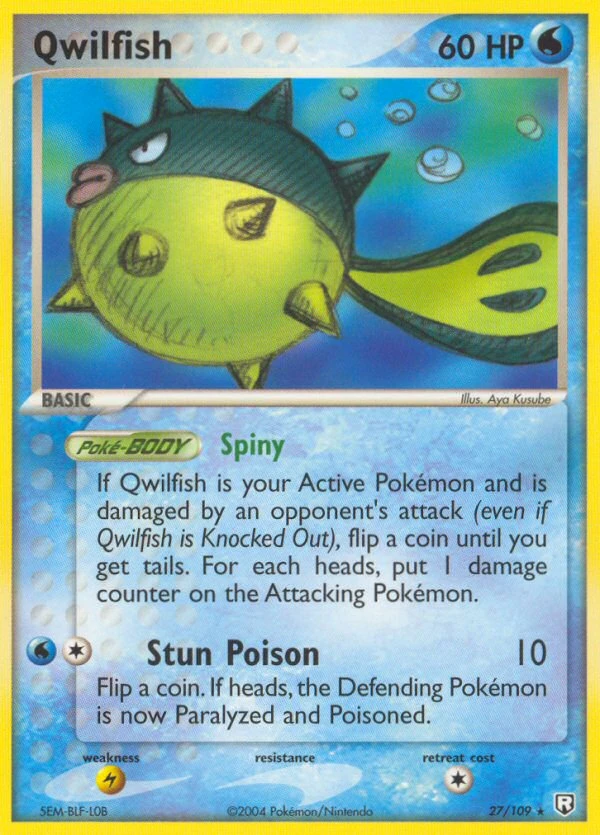 Qwilfish, 27/109