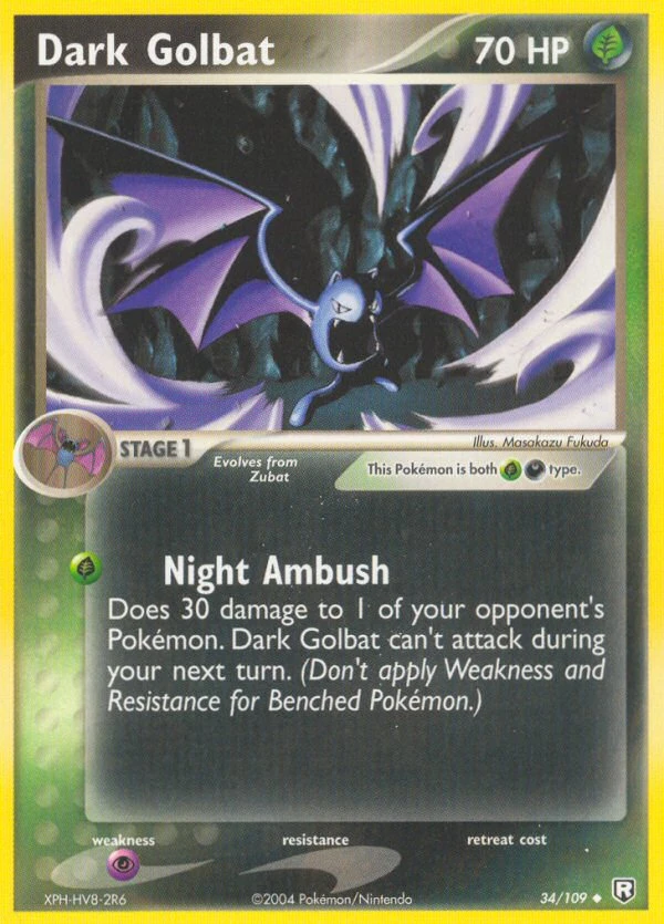 Dark Golbat, 34/109