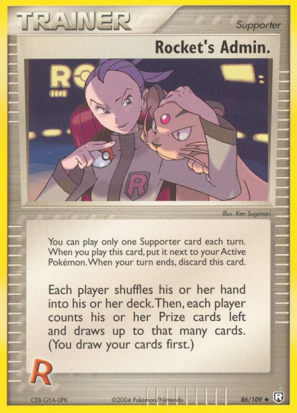 Rocket's Admin., 86/109