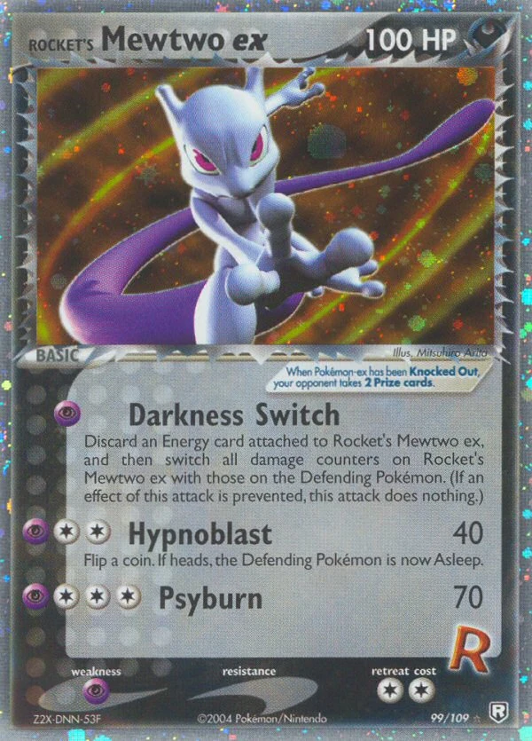 Rocket's Mewtwo ex, 99/109