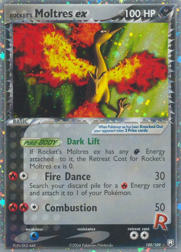 Rocket's Moltres ex, 100/109
