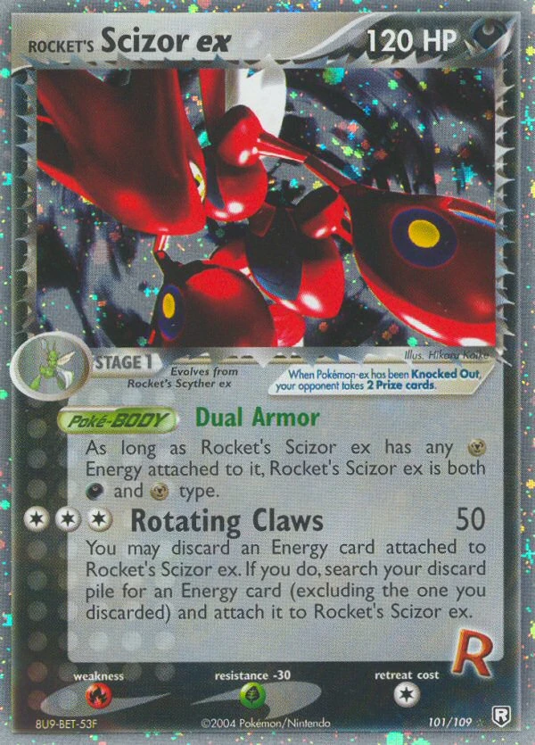Rocket's Scizor ex, 101/109