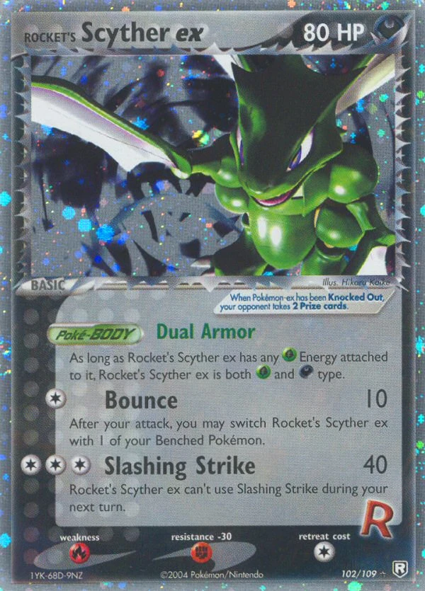 Rocket's Scyther ex, 102/109