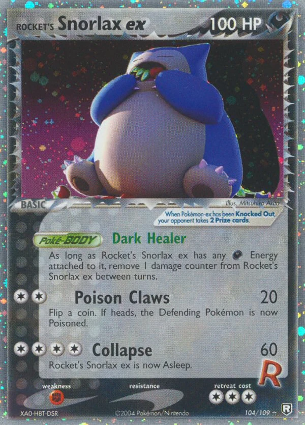 Rocket's Snorlax ex, 104/109