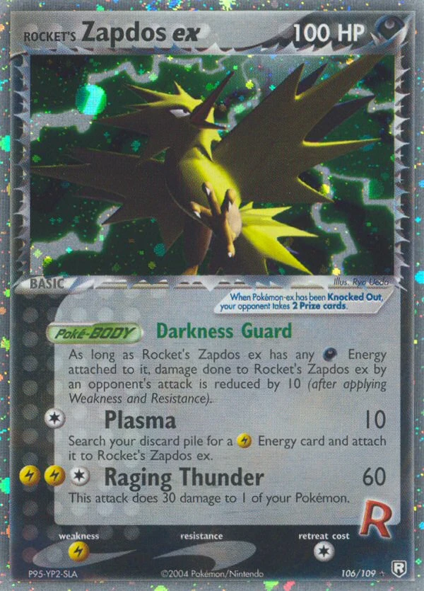 Rocket's Zapdos ex, 106/109