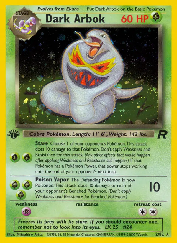 Dark Arbok, 002/082