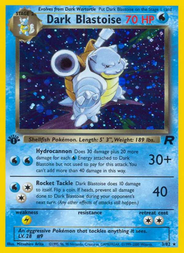 Dark Blastoise, 003/082