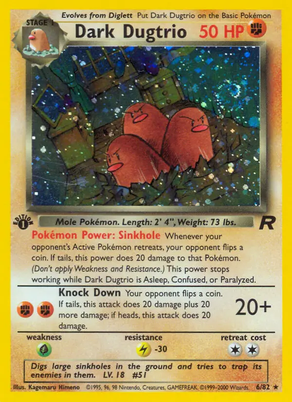 Dark Dugtrio, 006/082