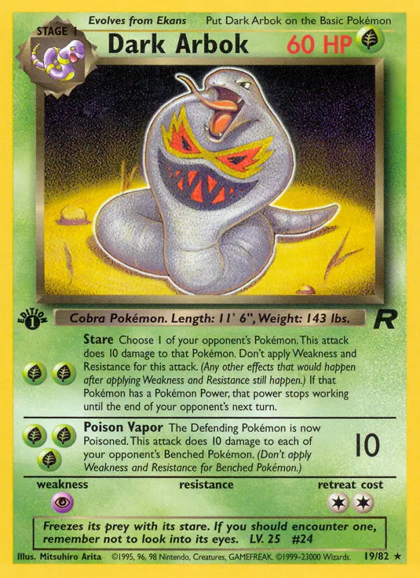 Dark Arbok, 019/082