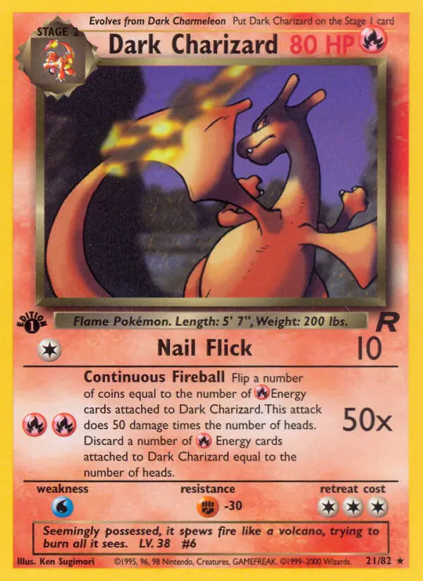 Dark Charizard, 021/082
