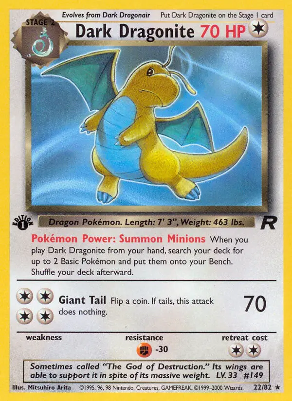 Dark Dragonite, 022/082