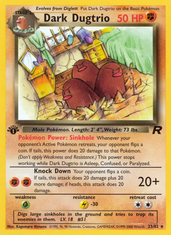 Dark Dugtrio, 023/082
