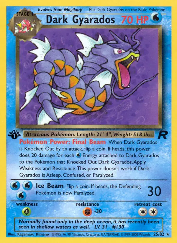 Dark Gyarados, 025/082