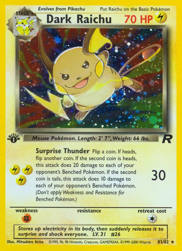 Dark Raichu, 083/082