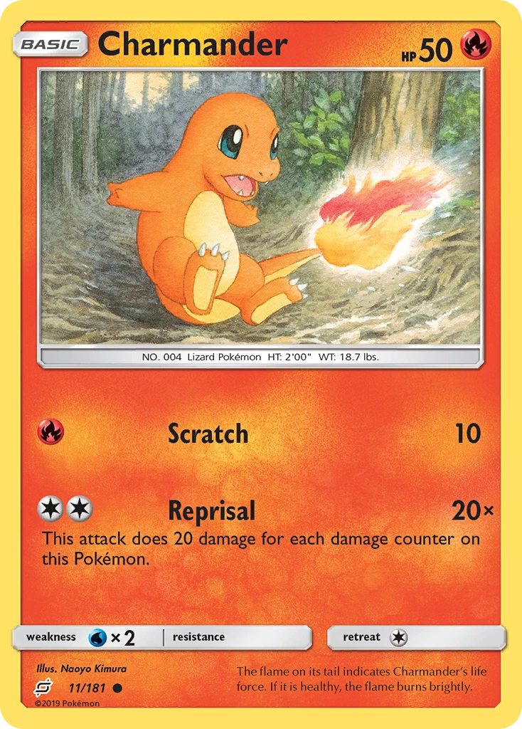 Charmander, 011/181