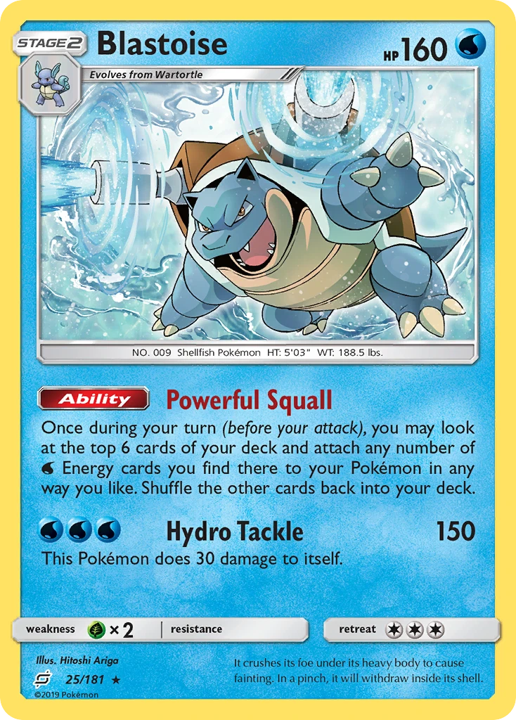 Blastoise, 025/181