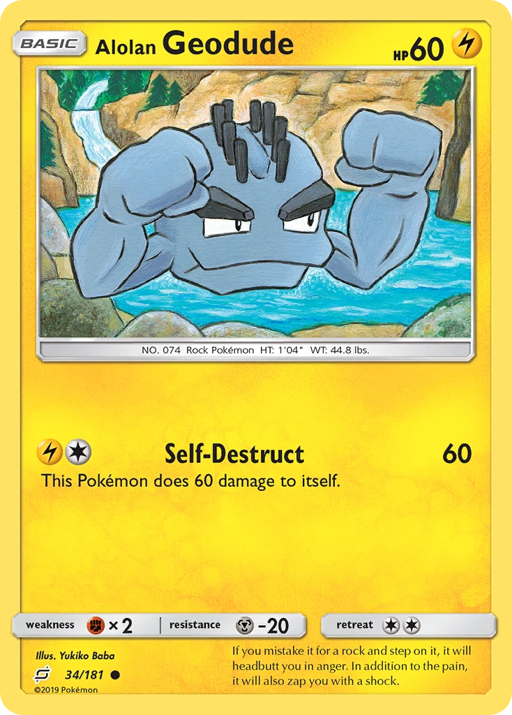 Alolan Geodude, 034/181